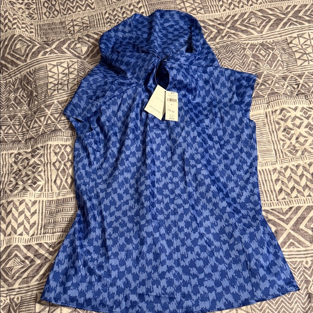 Banana Republic Blue Geometric Hoodie